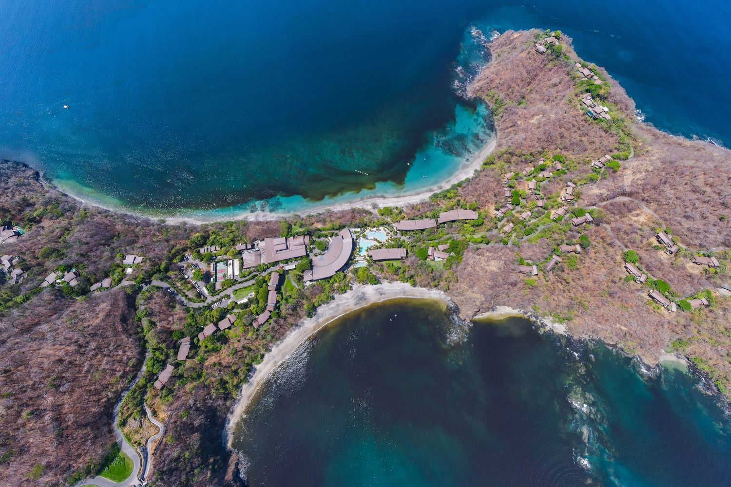 The Guanacaste coast where the forested hills meet the Pacific